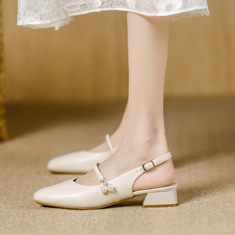 Women'S Shoes Professional - أحذية نسائية ماري جينز بكعب مربع