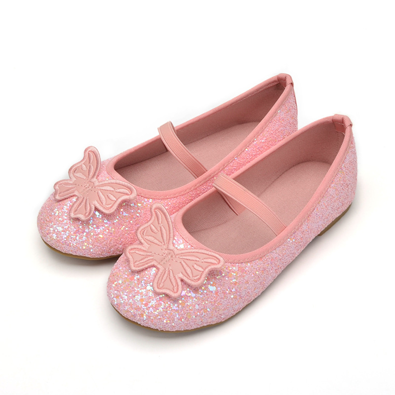 Women Shoes Us To Eu - أحذية رقص مسطحة للأطفال بلون واحد