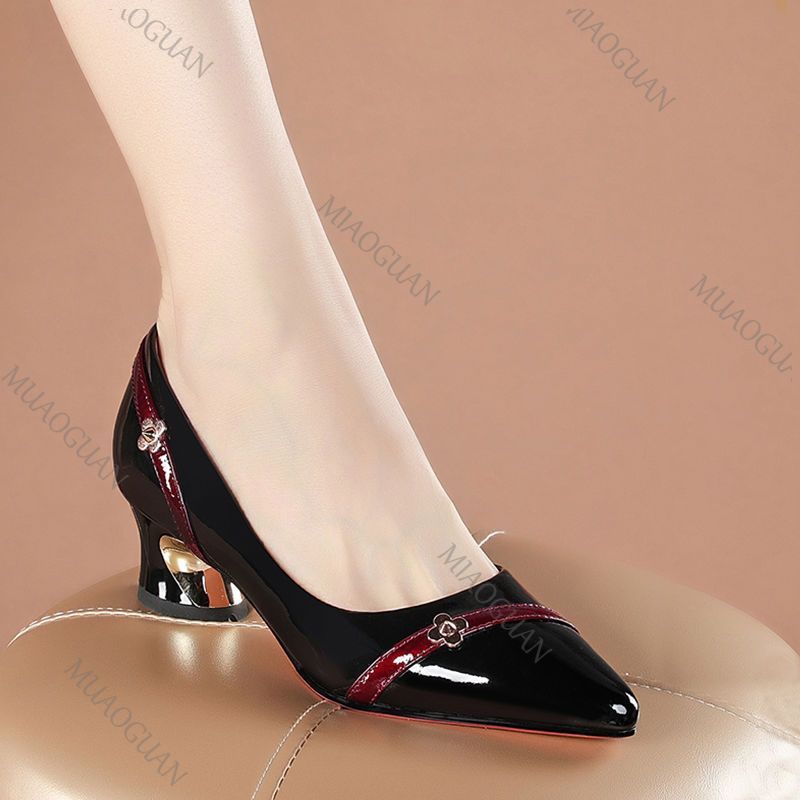Women'S Shoes Professional - النساء مضخات ربيع الخريف الجلود الناعمة