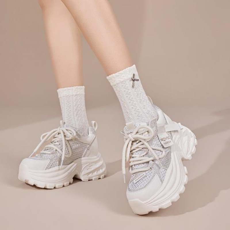 أحذية رياضية نسائية بكعب سميك  - مراجعة Wedge Heeled Sneaker وسعره