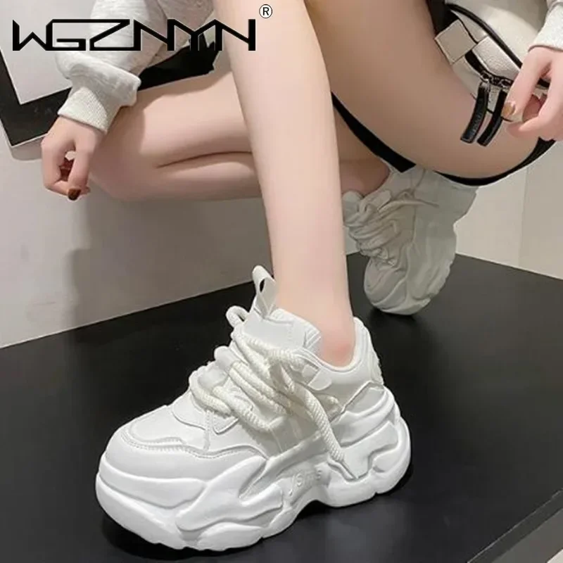 جديد 2025 المرأة عالية منصة حذ - مراجعة Wedge Heeled Sneaker وسعره