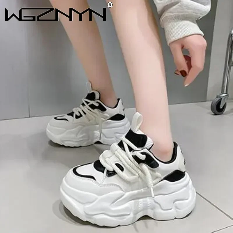 جديد 2025 المرأة عالية منصة حذ - مراجعة Wedge Heeled Sneaker وسعره
