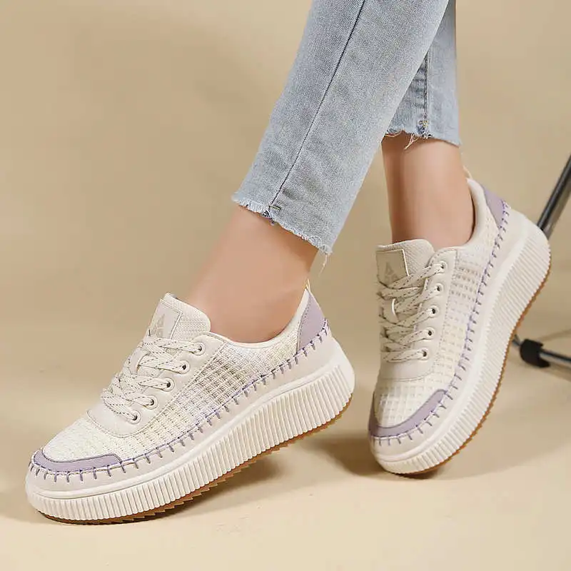 أحذية نسائية بنية مسطحة أحذية  - مراجعة Women Shoes Types Name وسعره