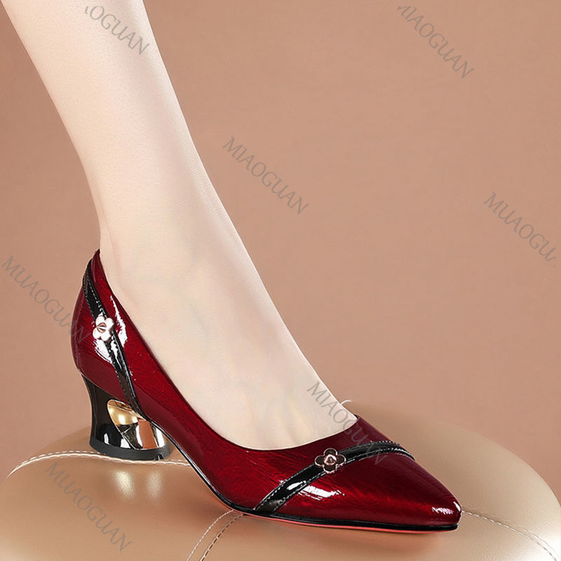 النساء مضخات ربيع الخريف الجلو - مراجعة Women'S Shoes Professional وسعره