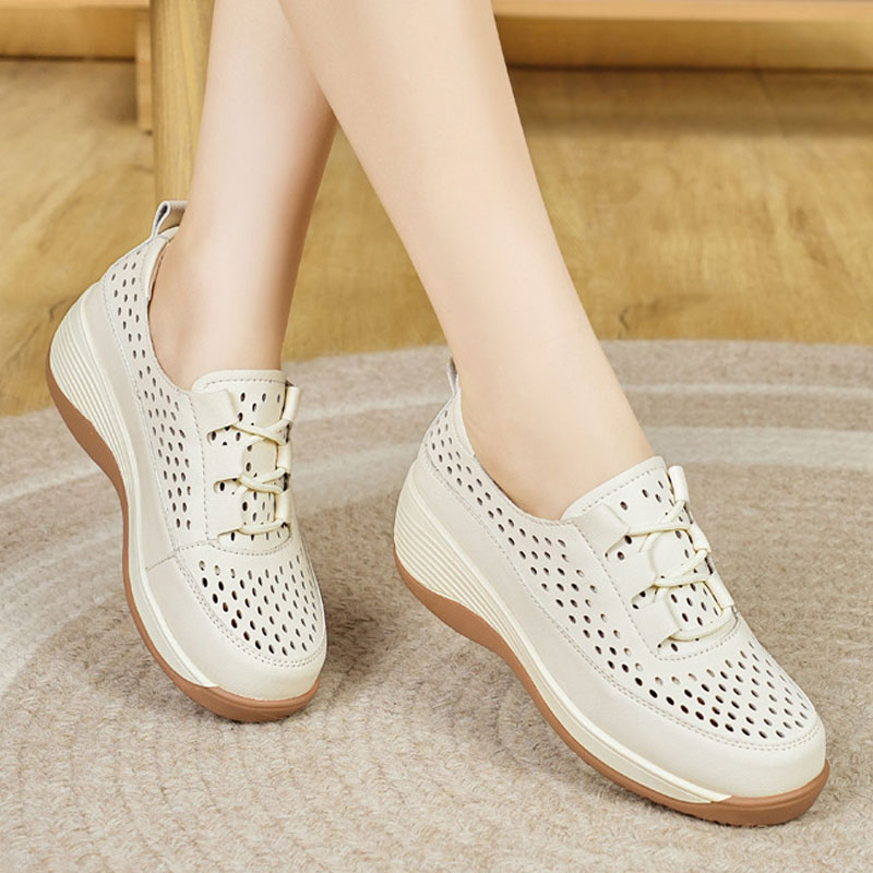2025 المدربين الربيع/الصيف أحذ - مراجعة Wedge Heeled Sneaker وسعره